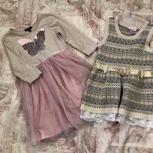 Lot of 2 Girls Dresses Size 5